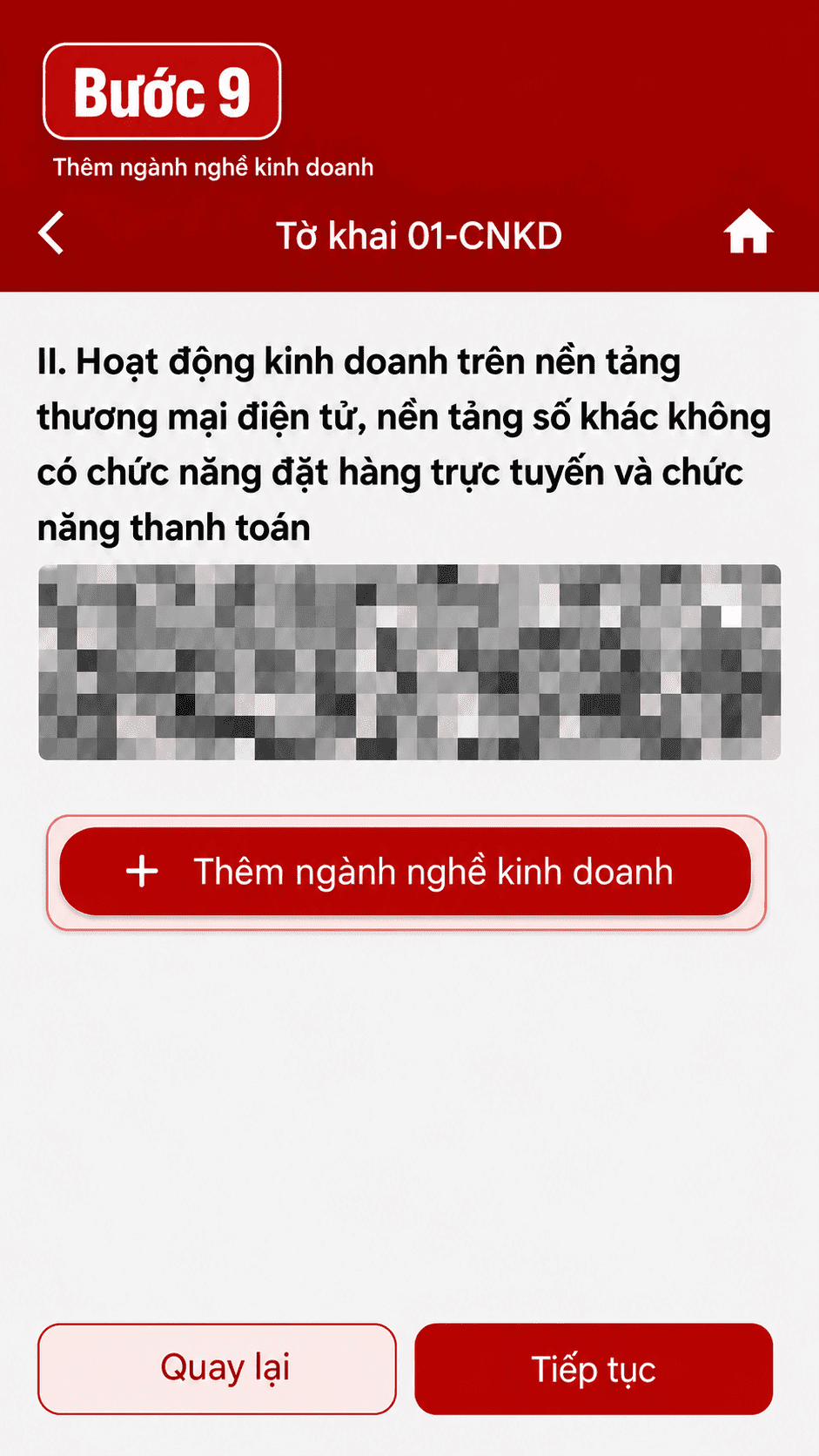 Hướng dẫn kê khai bước 9